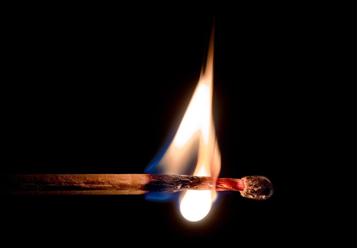 Fiamma di una candela