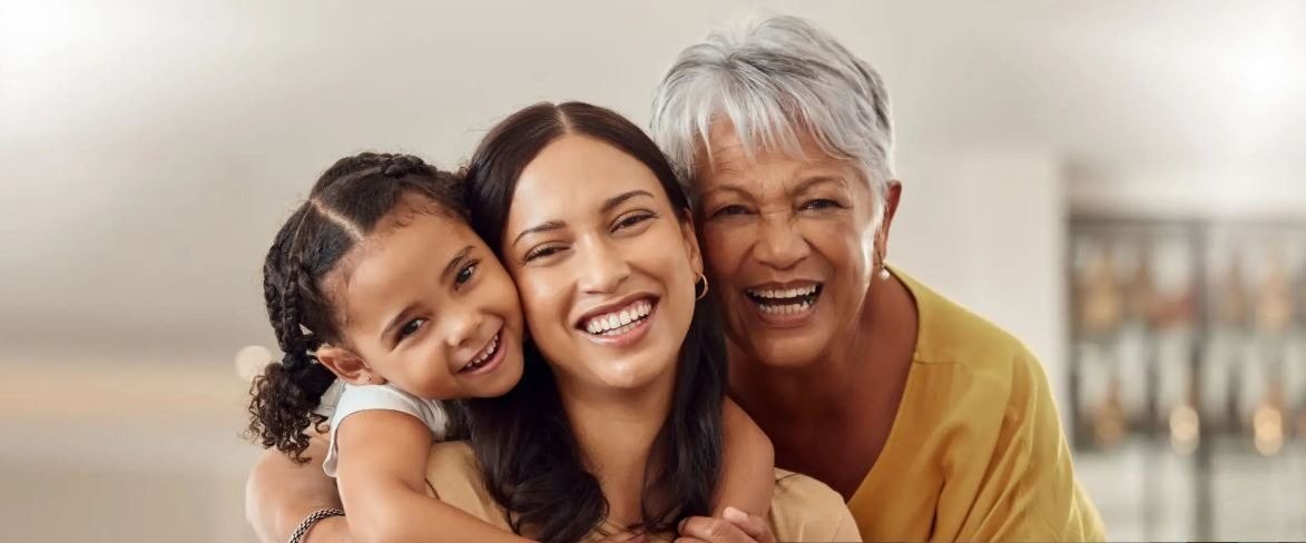 Tre generazioni della stessa famiglia
